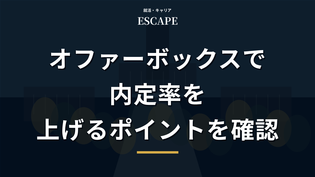 オファーボックスで内定率を上げるポイントのアイキャッチ画像