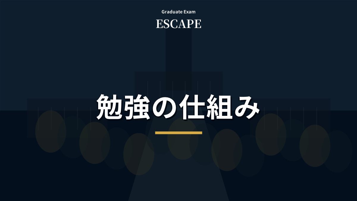 ドーパミンに頼らず院試勉強を続ける仕組みを示すアイキャッチ